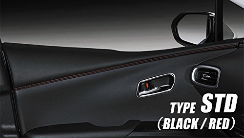Amazon | LANBO ドアレザーパネル プリウス 50 系 ブラックレザー